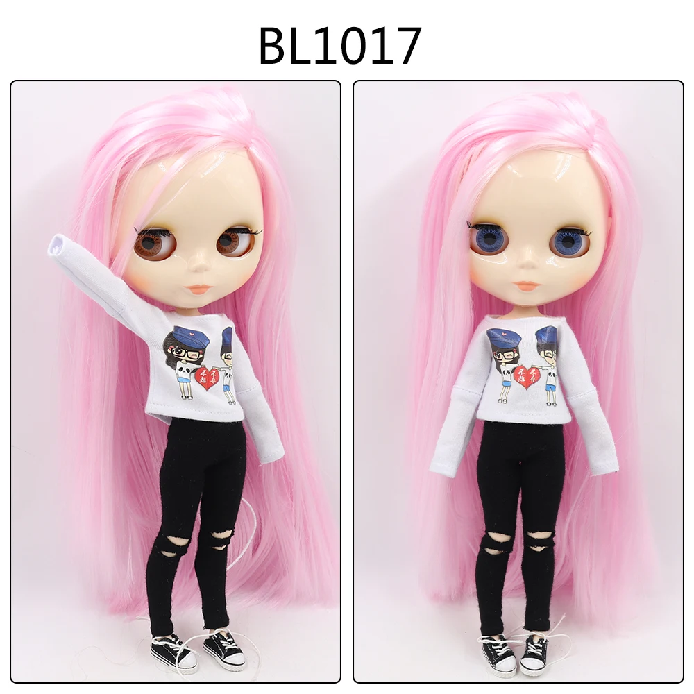 Elisa – Premium Custom Neo Blythe Doll with Pink Hair, White Skin & Shiny Cute Face 1