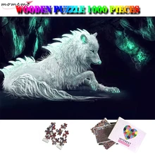 MOMEMO "Fantasy Wolf" 1000 шт. головоломка для взрослых животных шаблон головоломки деревянные 1000 шт. головоломки игрушки для детей