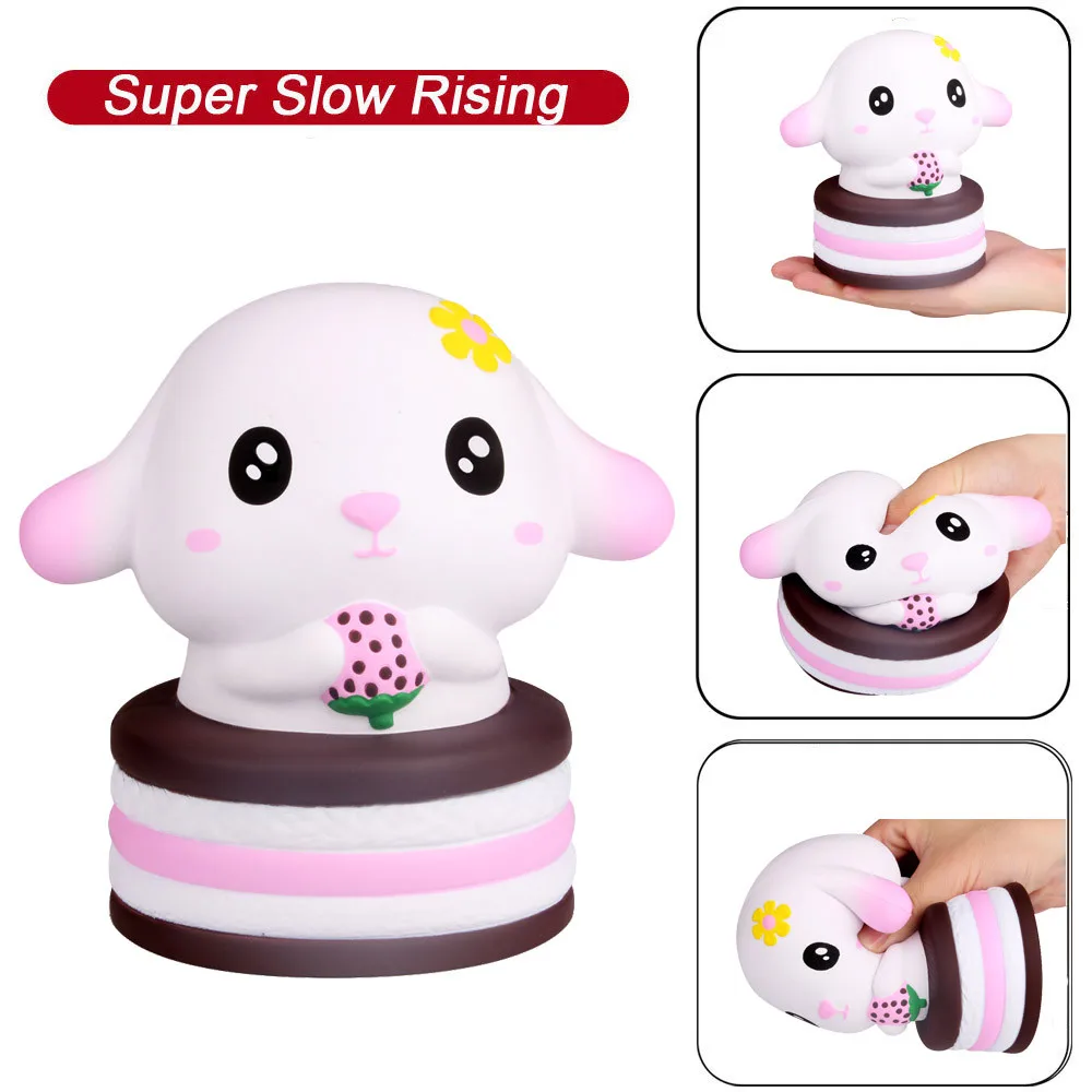

Cute Rabbit Healing Fun Kids Kawaii Toy Stress Reliever Decor Rubber Squish Antistress Scented Stress Relief Toy L0116