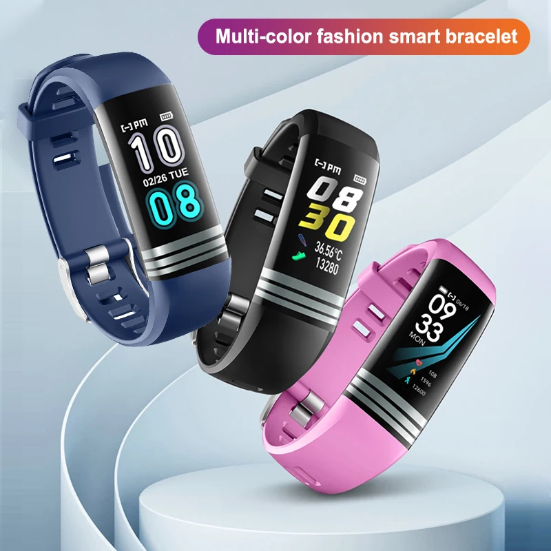 

2020 Fitness Smart Bracelet Blood Pressure Heart Rate Monitor Smartband Sports IP67 Waterproof Fitness Tracker Smart Wristband