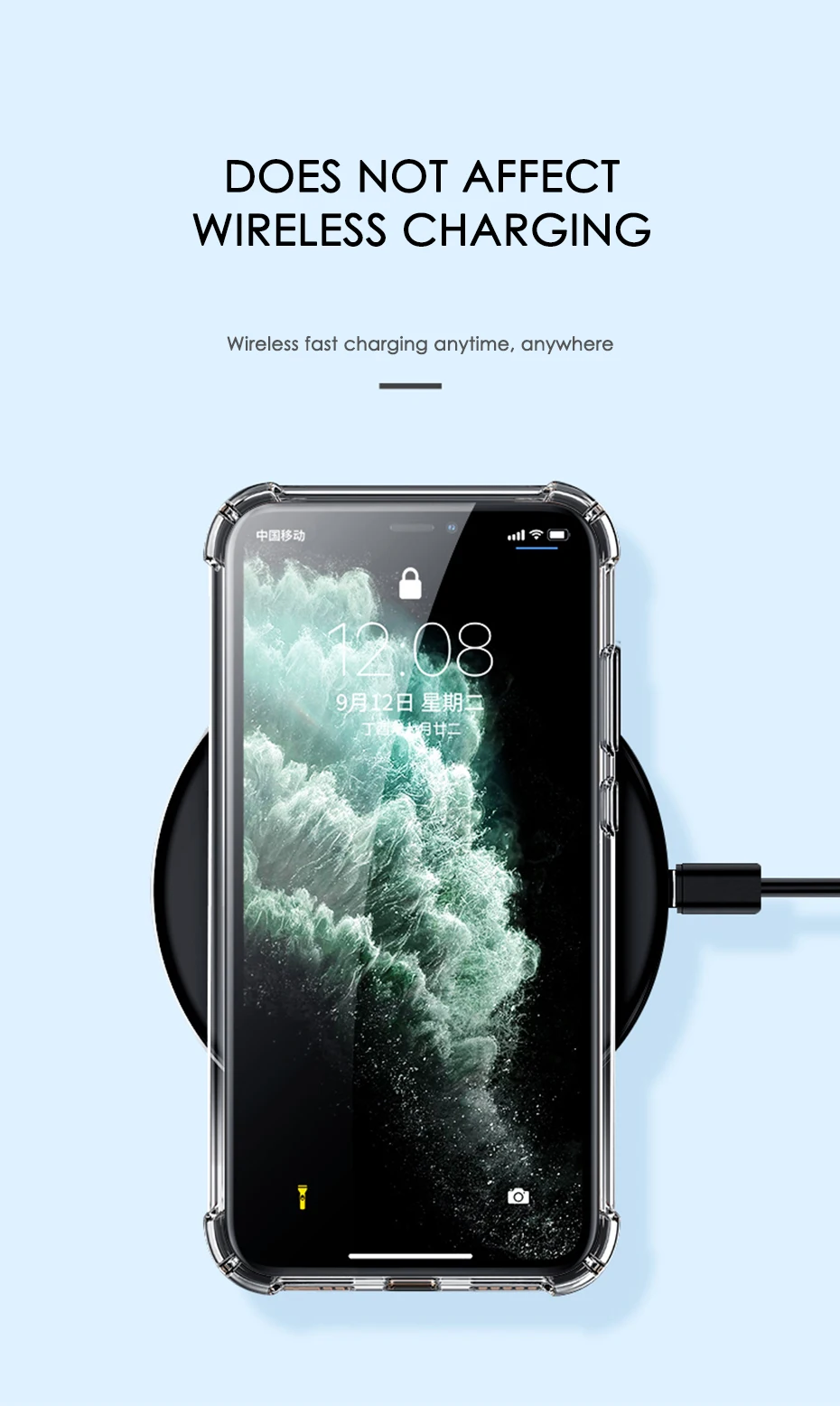 Luxury Shockproof Silicone Phone Case For iPhone 11 12 13 Pro Xs Max 7 8 6s Plus X SE XR Case Transparent Protection Back Cover