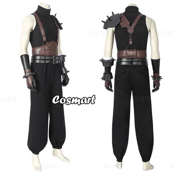 

Game Final Fantasy VII FF7 Cloud Strife Cosplay costume Halloween Cosplay for men any size freeship New