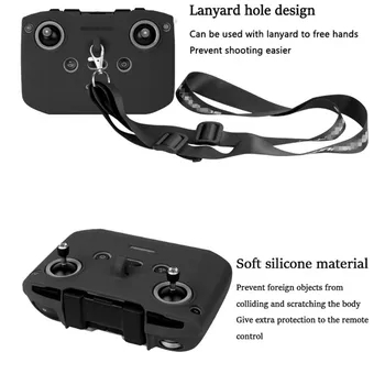 

Silicone Protective Case with Lanyard Protective Sleeve Scratch Resistant Civer for DJI Mavic Air 2 Drone Controller Accessories