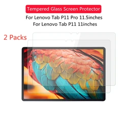 Protecteur d'écran en verre trempé pour tablette Lenovo Tab P11 Pro 11, Film de protection anti rayures, 2020 pouces, 11.5mm, 9H, nouveau, 0.3, 2 pièces 