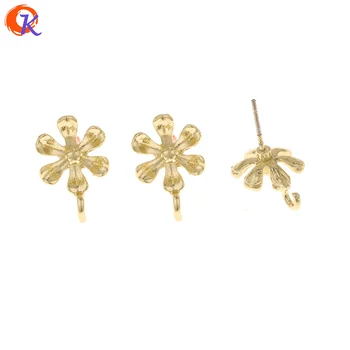 

Cordial Design 100Pcs 10*15MM Jewelry Accessories/Earrings Stud/Hand Made/Flower Shape/Jewelry Making/DIY Parts/Earring Findings