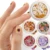 50 шт./кор. Nail Art Color mixed small Daisy Flower rose ultra-thin wood pulp patch DIY nail art jewelry nail art decoration