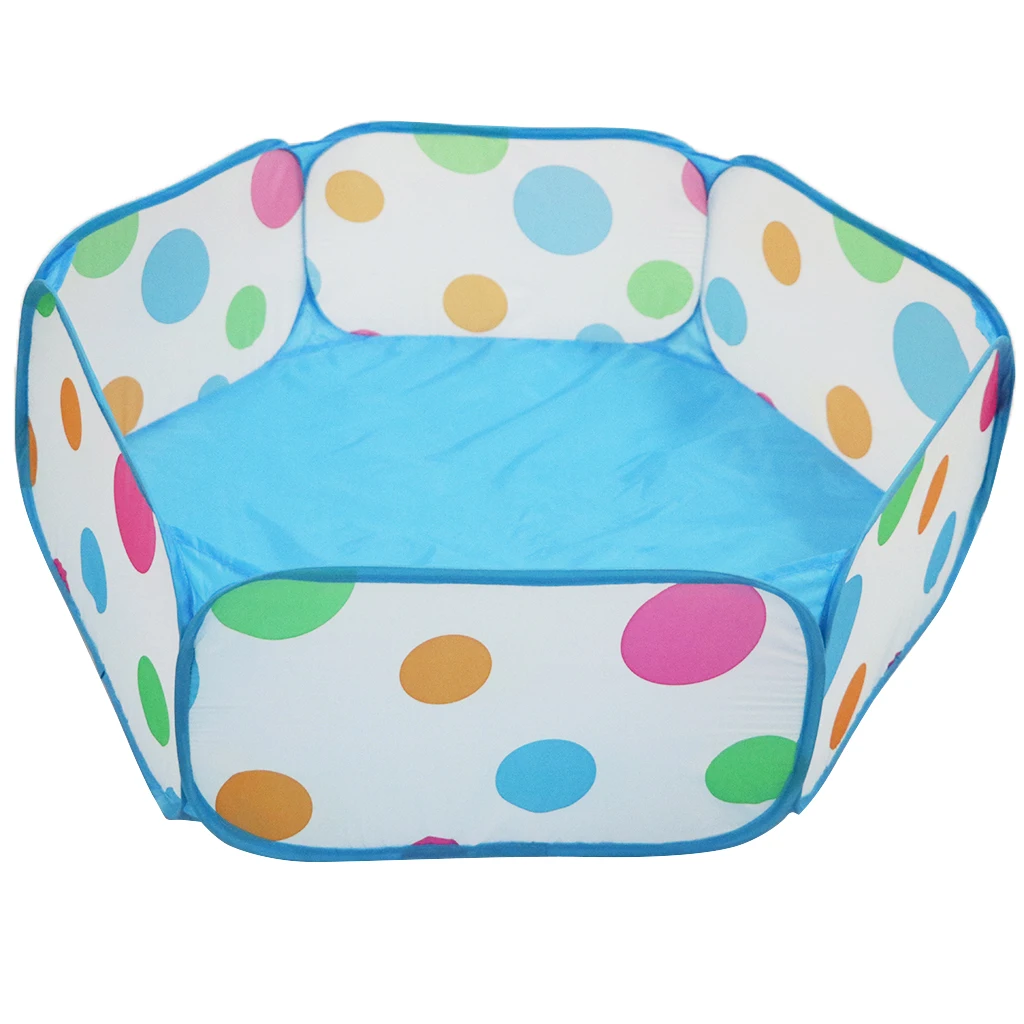 Colorful Dots Ball Pit Pop up Play Tent for Kids Indoor Outdoor Use, 100x29cm
