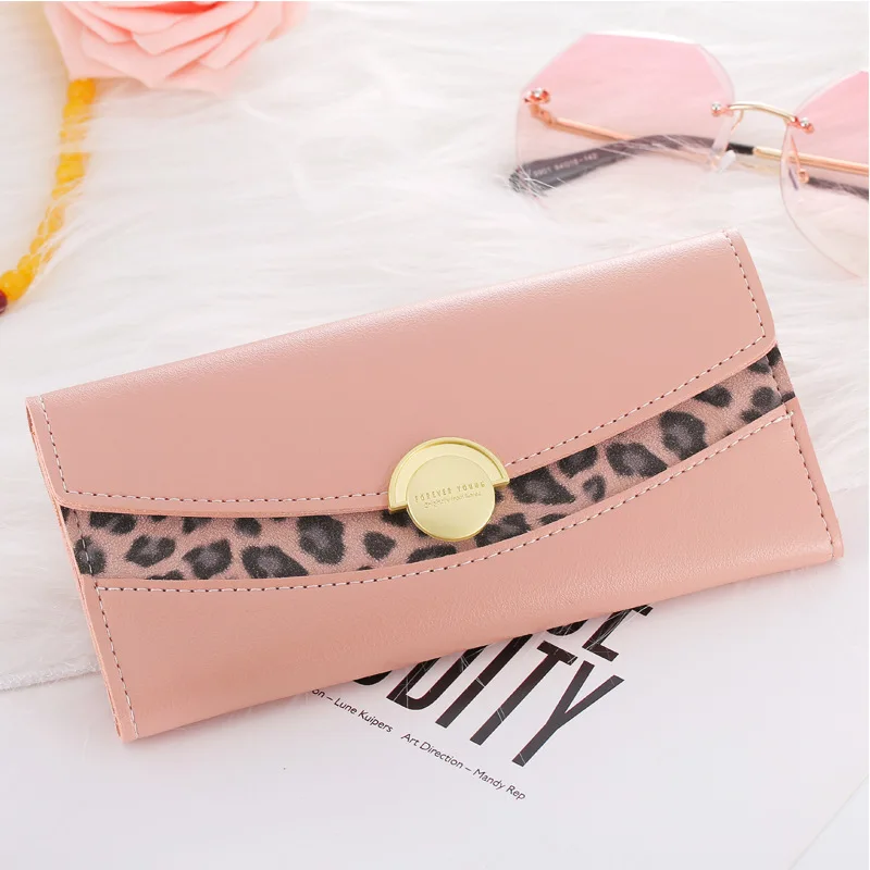 

Elegant Trendy Brand Designer Big Wallet Women Rfid Protect Leopard 2019 New Brand Designer Long Rfid Wallet Women Rfid Protect