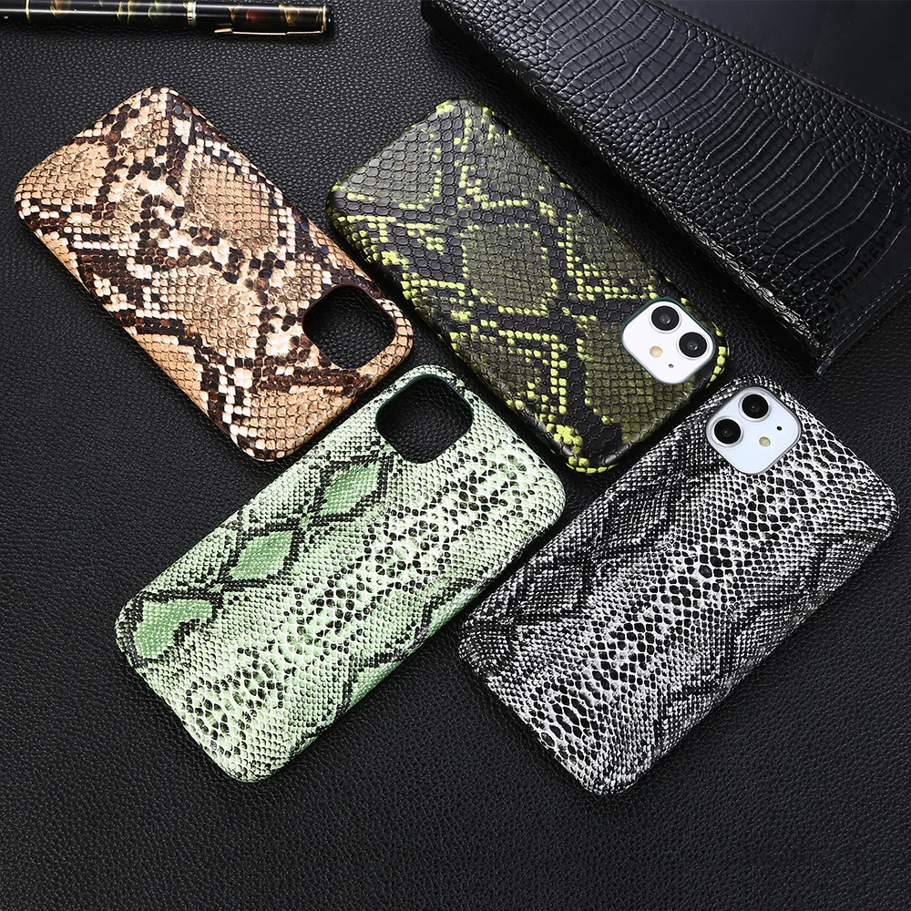 Luxury snake pattern all-inclusive soft phone case for iphoneX max xr 8p 11pro 11 phone case