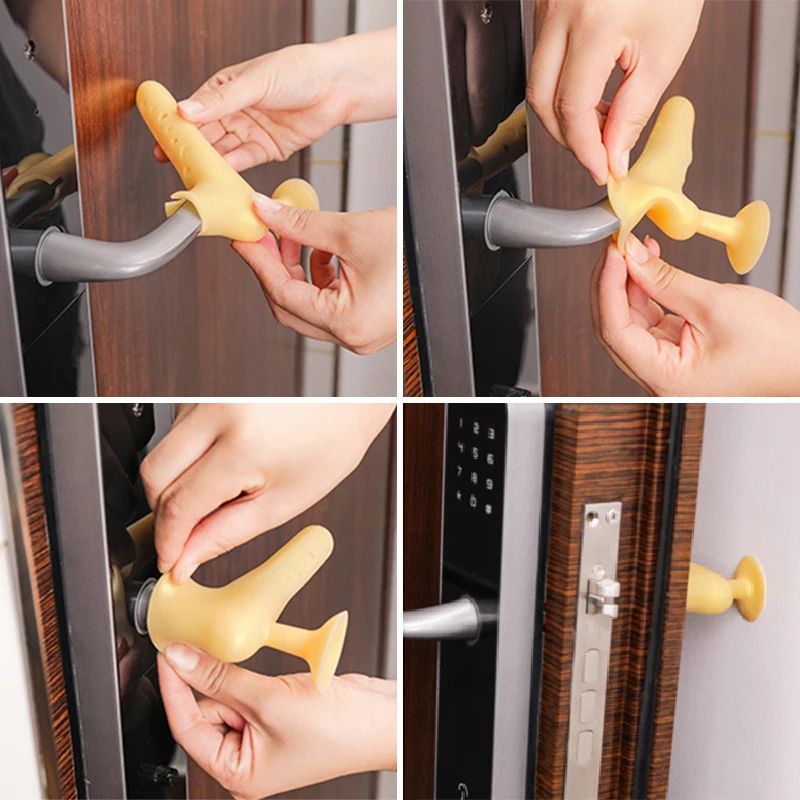 Anti-Collision Door Handle Protector Room Door Handle Sleeve Baby Child Crash Protection Door Cover Pull Handle Gloves Protector