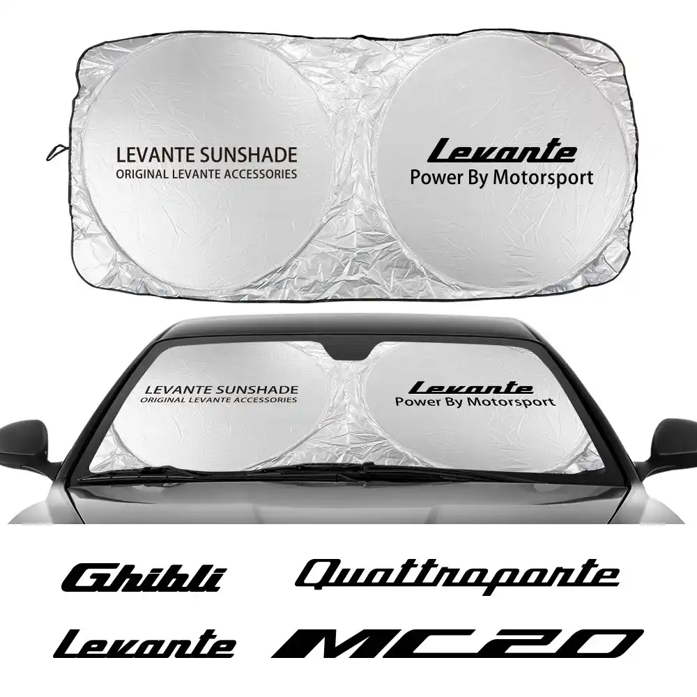 車のフロントガラス日よけ用の日よけマセラティジブリレバンテmc Quattroporte自動窓反射プロテクターアクセサリー フロントガラス日よけ Aliexpress