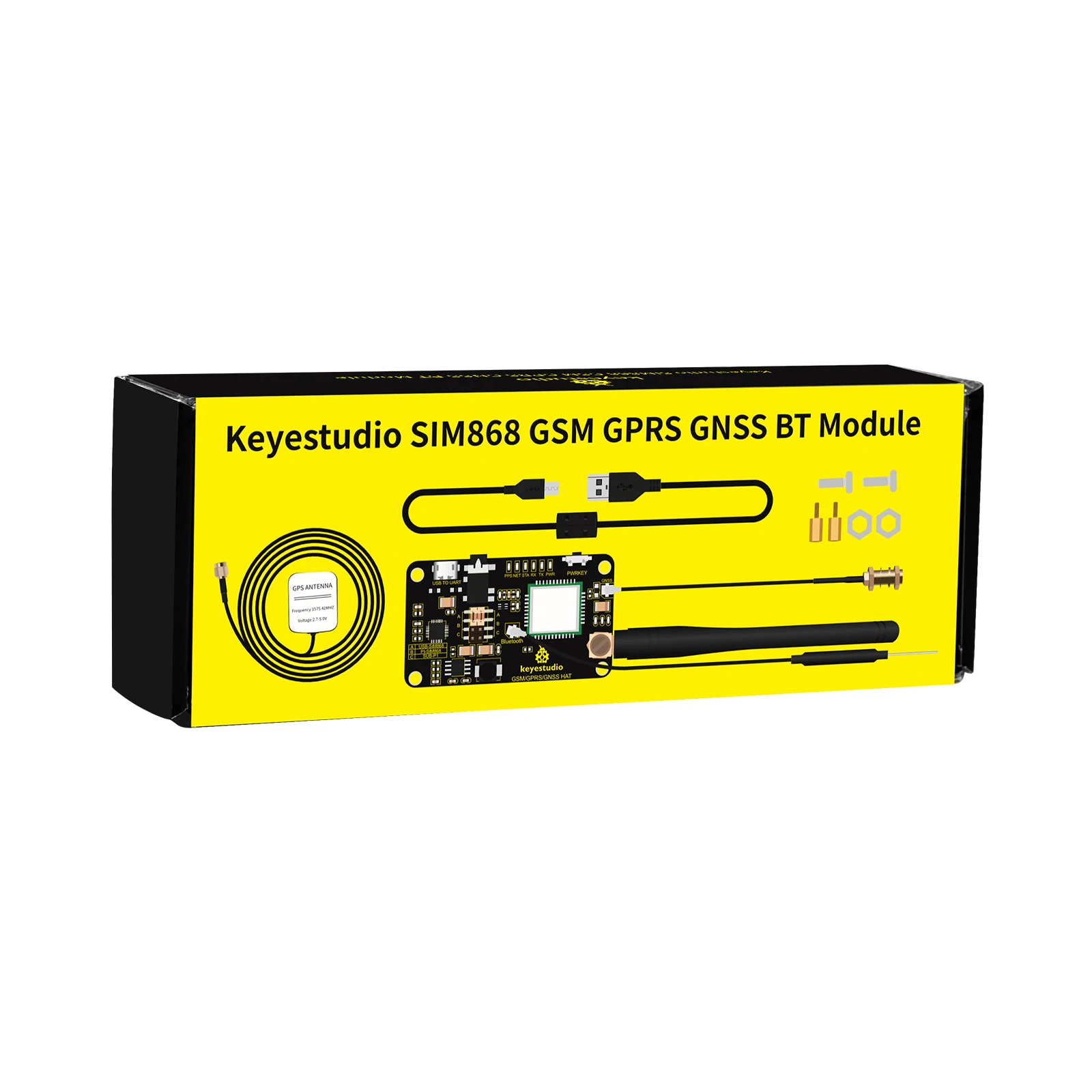 Keyestudio SIM868 GSM GPRS GNSS Bluetooth-compatible Module For Raspberry Pi With BT, GSM, GPRS And GNSS