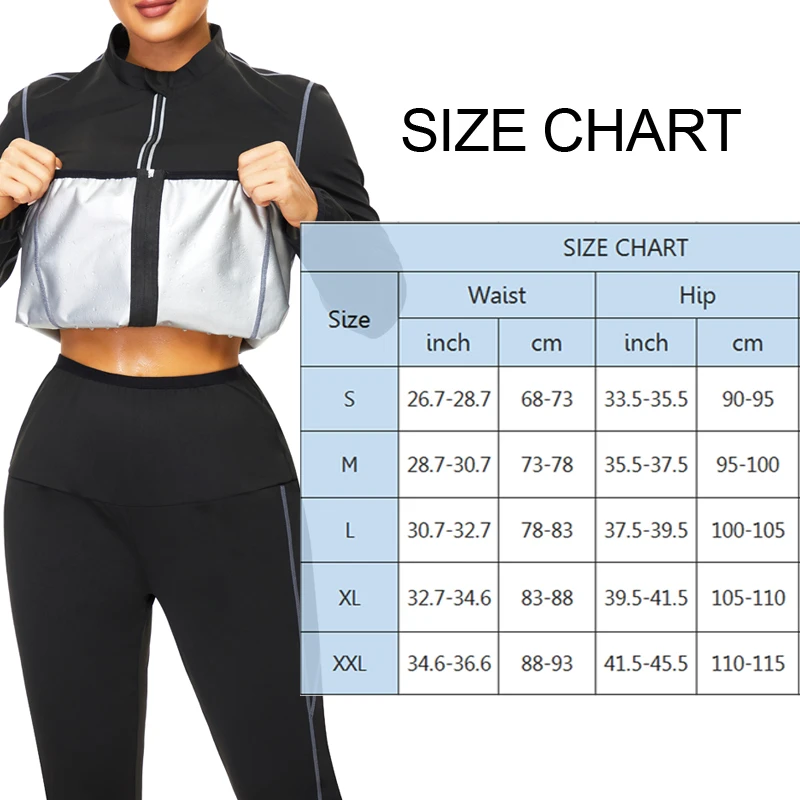 spanx shorts LAZAWG Women Weight Loss Sauna Suit Sweat Slimming Hot Thermal Long Sleeve Top Weight Loss Legging Shapewear Body Shaper Sets spanx underwear