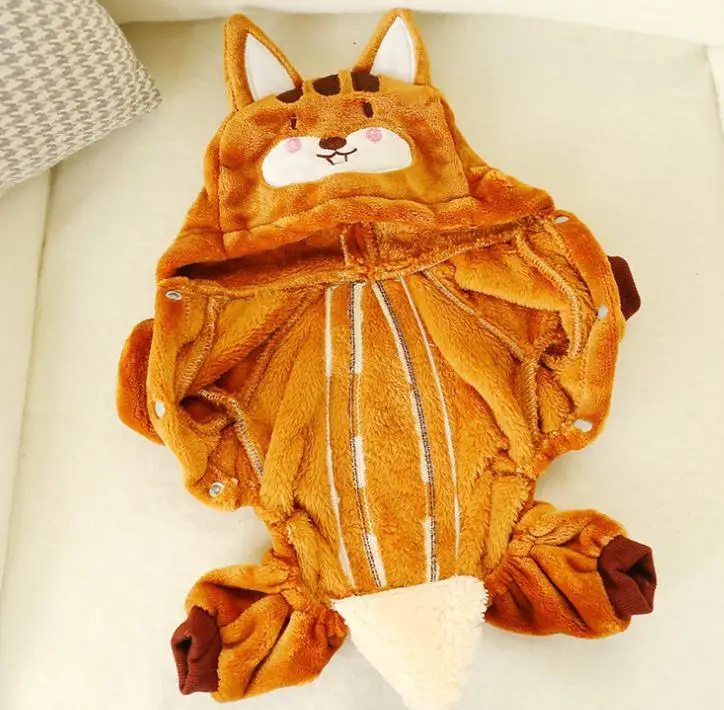 Little squirrel Новинка года; одежда для домашних животных; Одежда для собак; теплые зимние куртки для собак; Одежда для маленьких собак; хлопковый костюм для домашних животных; Толстовка для чихуахуа - Цвет: Little squirrel