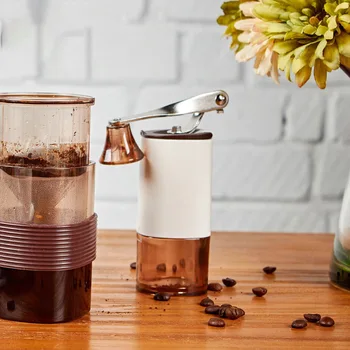 

Mini Manual Coffee Grinder Washable Adjustable Stainless Steel Portable Coffee Grinder Coffeeware Beans Grainding Machine