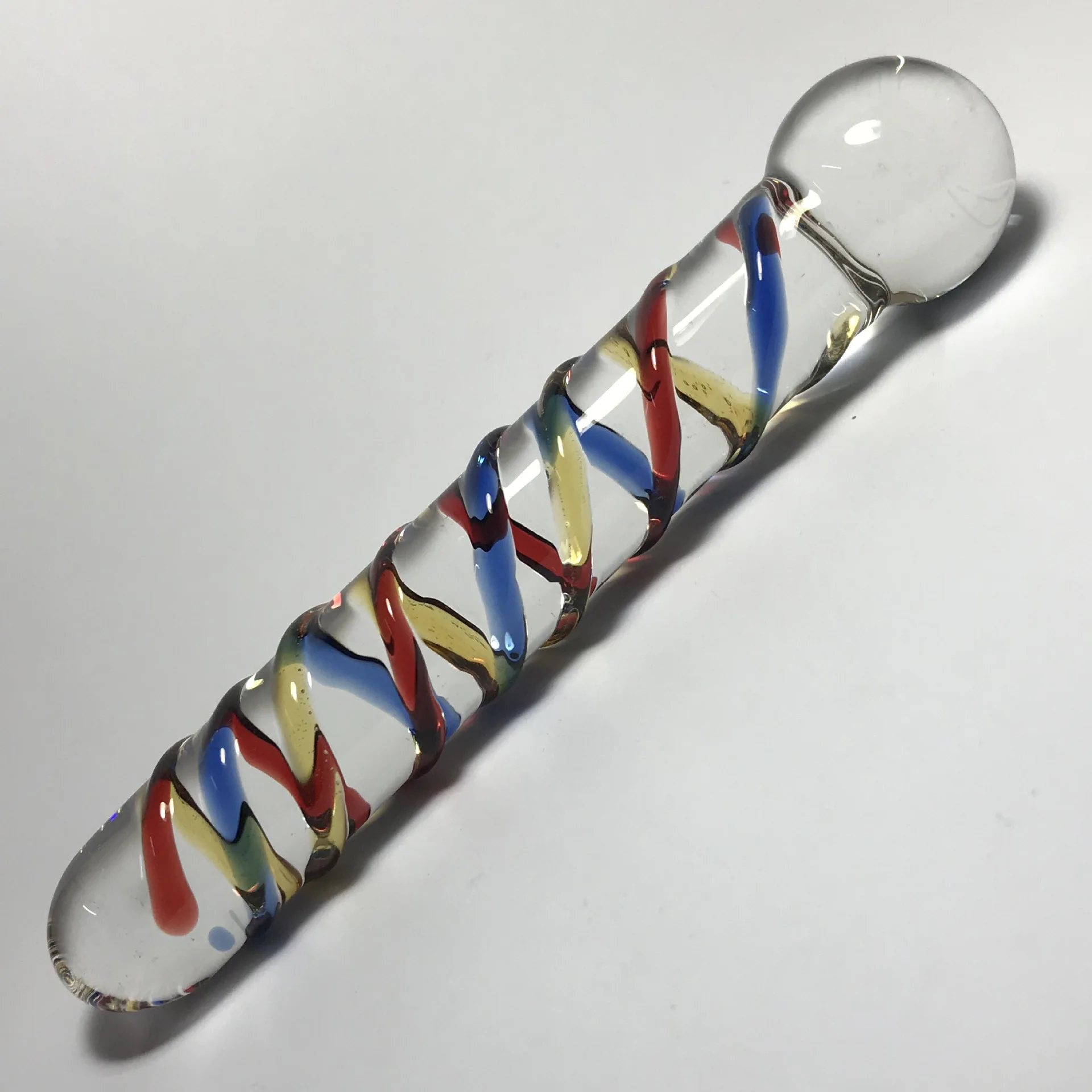 180*35 мм 216g pyrex dildos prostata массажер для мужчин стеклянная Анальная пробка