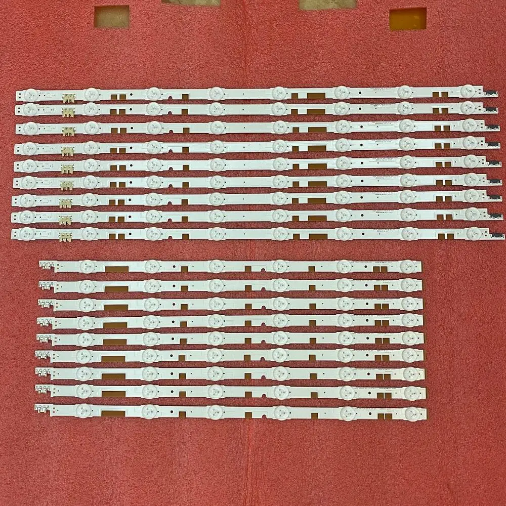 18pcs LED backlight strip for Samsung UE55JU6800K UE55JU6870U UE55JU6800 UE55JU6872U UN55JS700DF 55JU6800 V5DR_550SCA 550SCB_R0