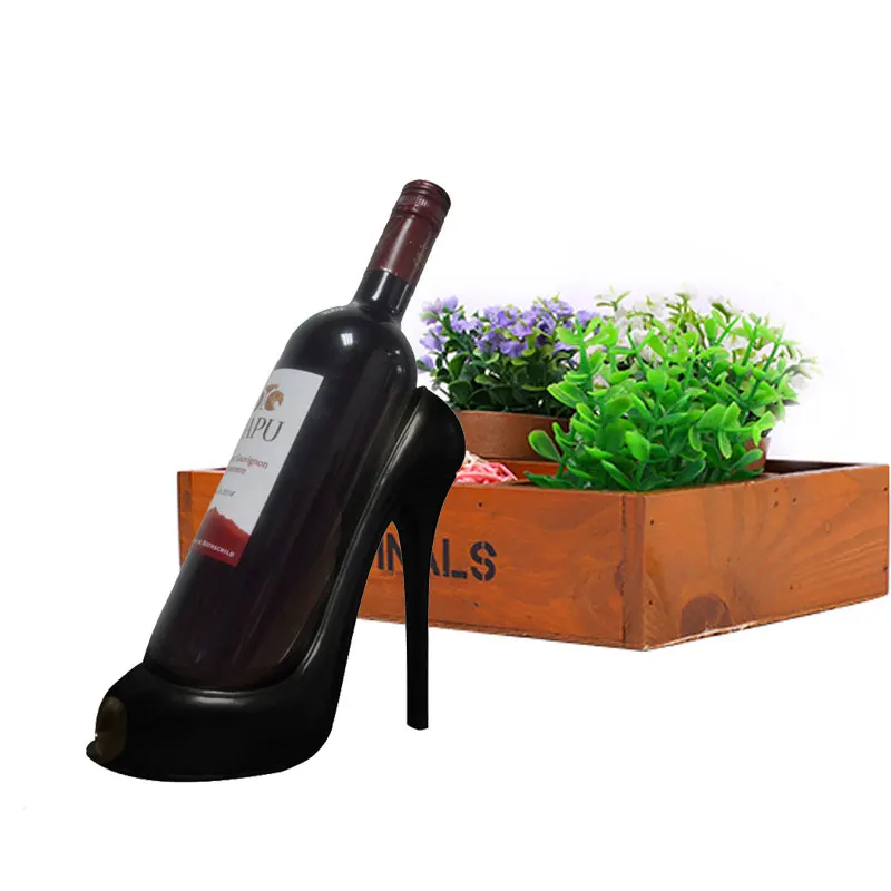 New High Heel Shoe Wine Bottle Holder Stylish Wine Rack Gift Basket Accessories New High Heel Shoe Wine Bottle Holder Stylish Wine Rack Gift Basket Accessories