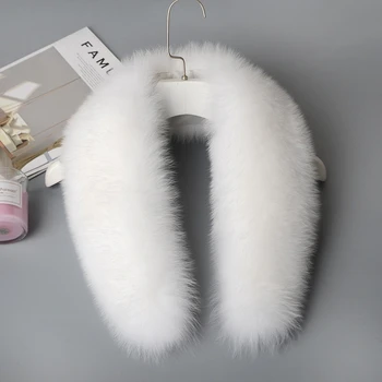 

Oversized fox fur collar raccoon fur real fur collar ladies universal green fruit collar coat fur collar single sell men buy