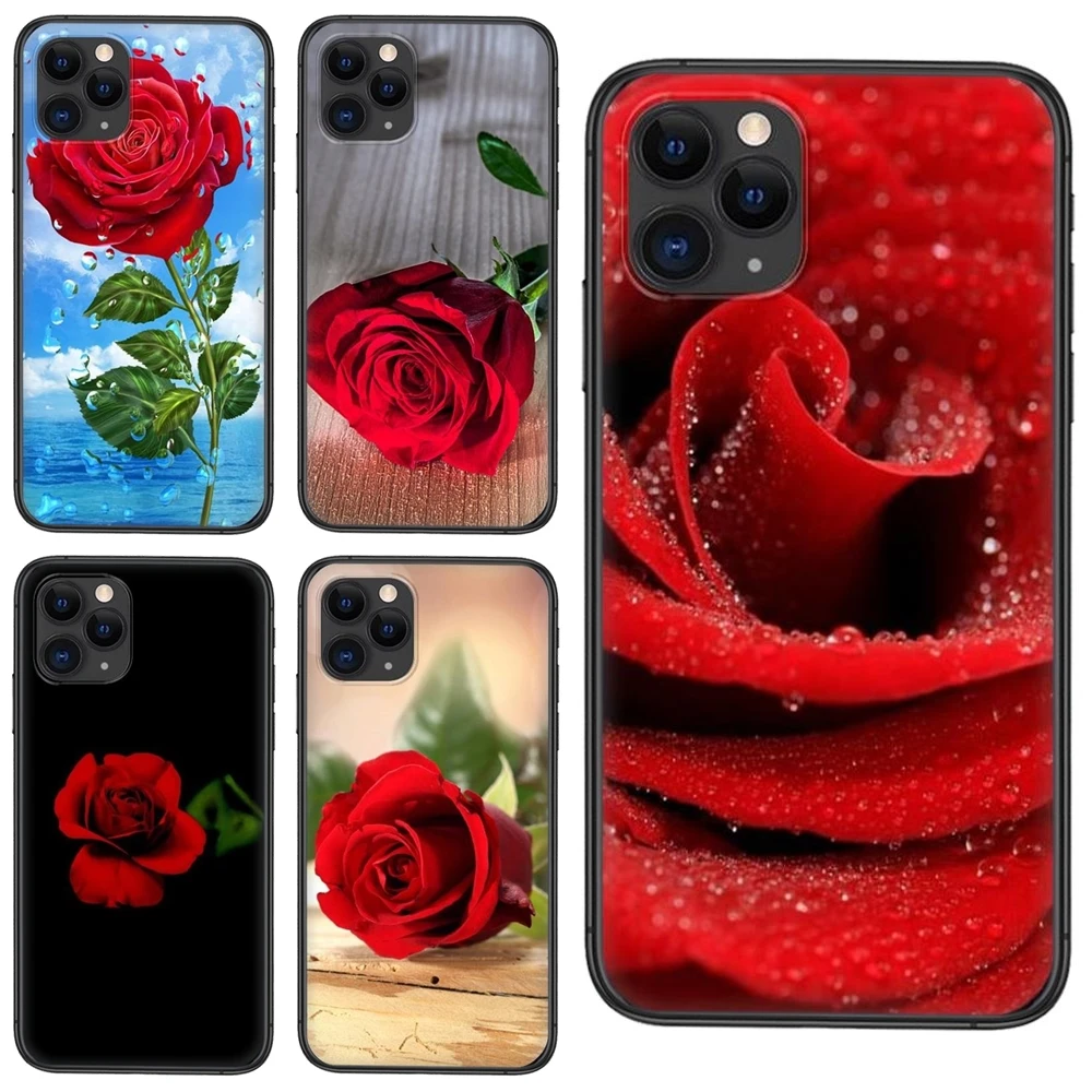Чехол для телефона из ТПУ с красными розами Xiaomi Redmi 9 9A 9C 8A Pro Max K40 Plus Ebay | Мобильные