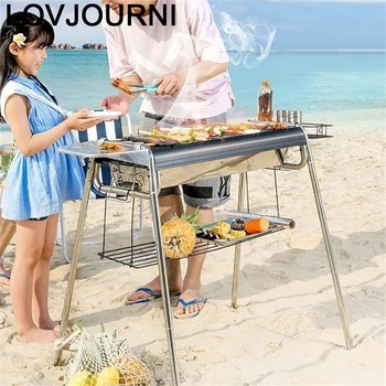 

Portable Griller Camping Churasqueira Mangal Izgara Carbon Charcoal Barbacoa Parrilla Churrasco Grill for Outdoor Barbecue