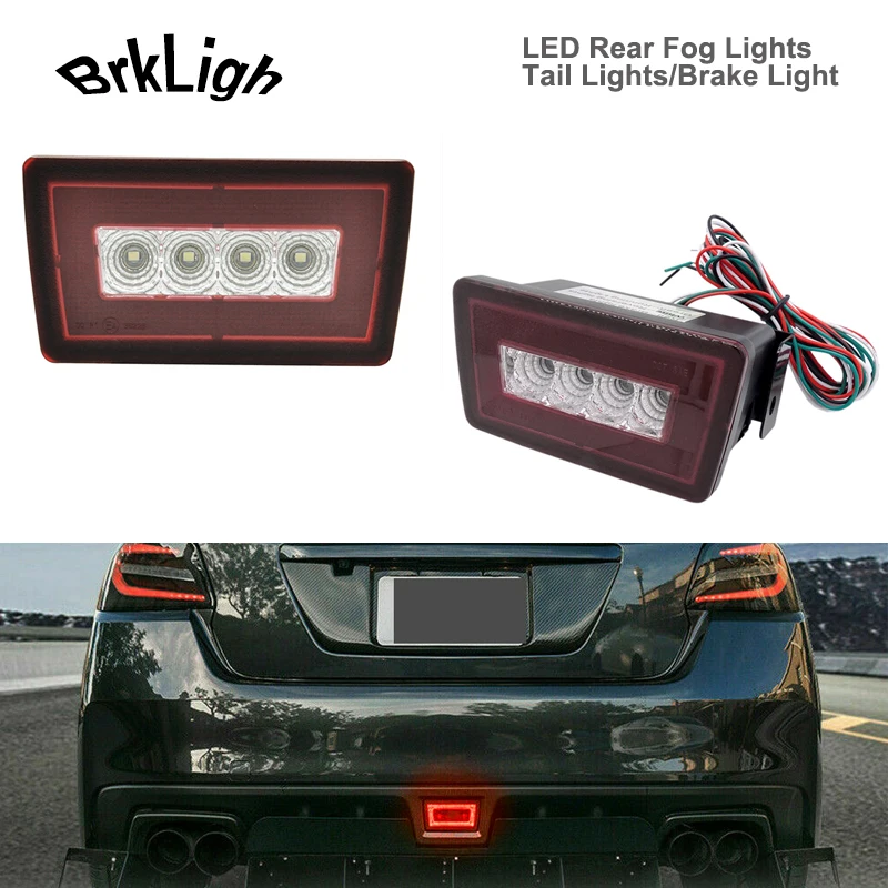 

1Pcs For Subaru WRX STI Impreza XV Crosstrek GJ GP LED Rear Bumper Fog Tail Brake Lights Kit Car Reversing Lamp Auto Accessories