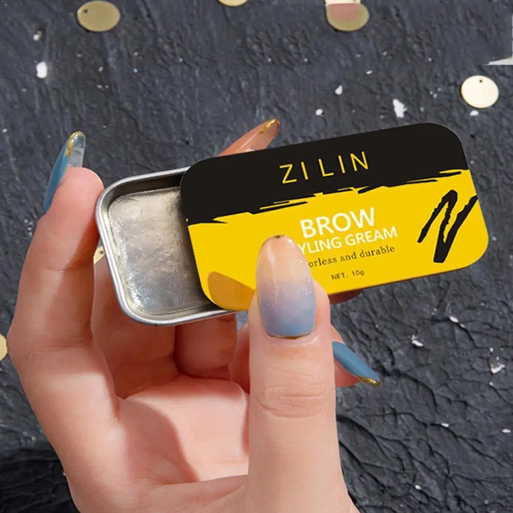 

10g 3D Feathery Brows Makeup Gel Waterproof Soap Brows Colorless Styling Soap Eyebrow Eyebrow Wild Eyebrow Long Cream Lasti W1J2