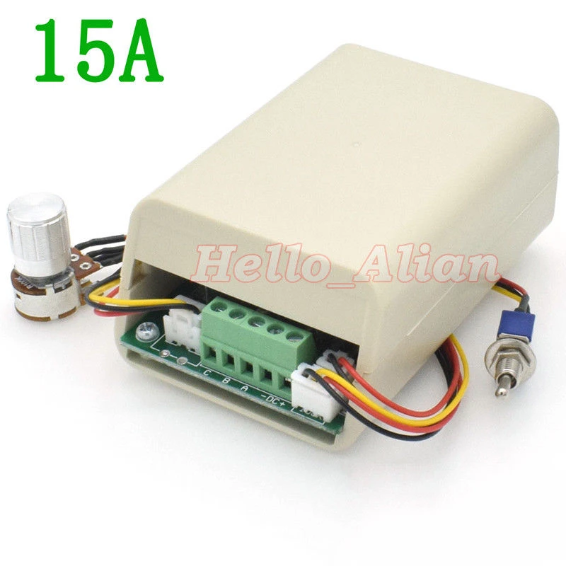 Brushless Motor Speed Controller CW CCW Reversible DC 5V-36V 15A 3-Phase Brushless Motor Speed Controller CW CCW Reversible DC 5V-36V 15A 3-Phase