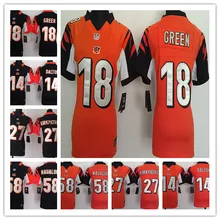 Женщины Леди Все сшитые Цинциннати s#14 Andy Dalton,#18 A.J. Зеленый, 32 Jeremy Хилл#85 Eifert Джерси