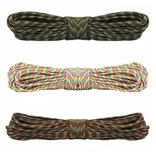 Паракорд веревка 550 парашютный канат трос Технические характеристики Тип 9 нитей 31 м альпинистское снаряжение для выживания кемпинга Скалолазание Веревка