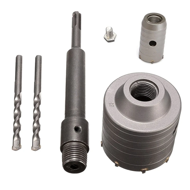 

65Mm 30Mm Sds Plus Shank Hole Saw Cutter Concrete Cement Stone Wall Drill Bit For Brick Concrete Cement Stone