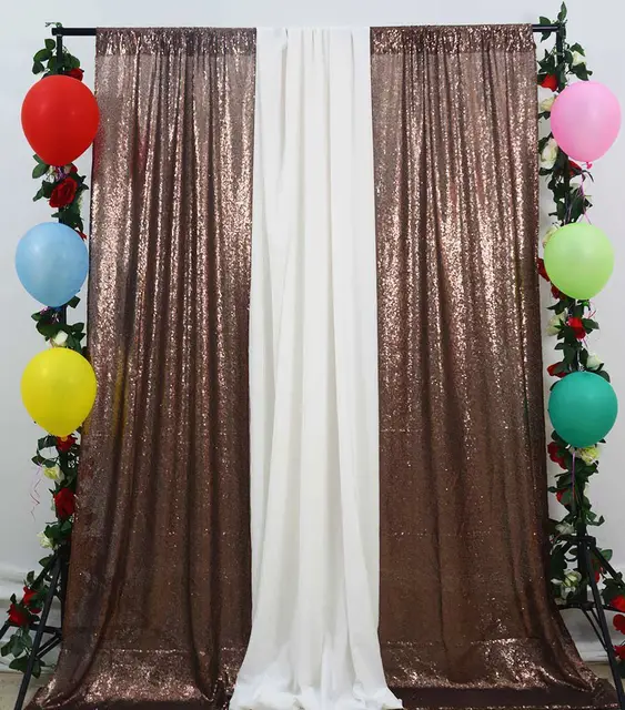 Adult Birthday Backdrop Gold 24x84 Inch Shiny Gold Sequin