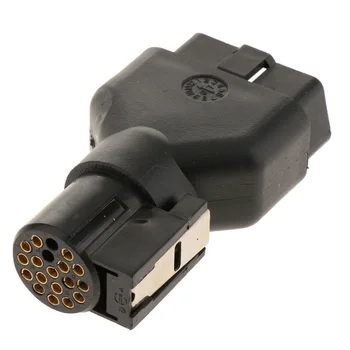 

Black Replacement Part Plastic Car Cable 16Pin Portable Diagnostic Tool Scanner OBD2 Connector Interface Adapter For GM TECH2