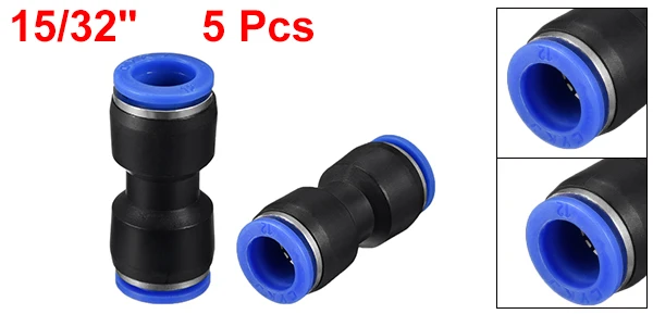 12mm OD 5pcs Uxcell пластиковый прямой Union Push для подключения фитинга трубок Push Fit Lock Cut труба плоская без наклона имеет гибкий и легкий - Цвет: 12mm OD 5pcs