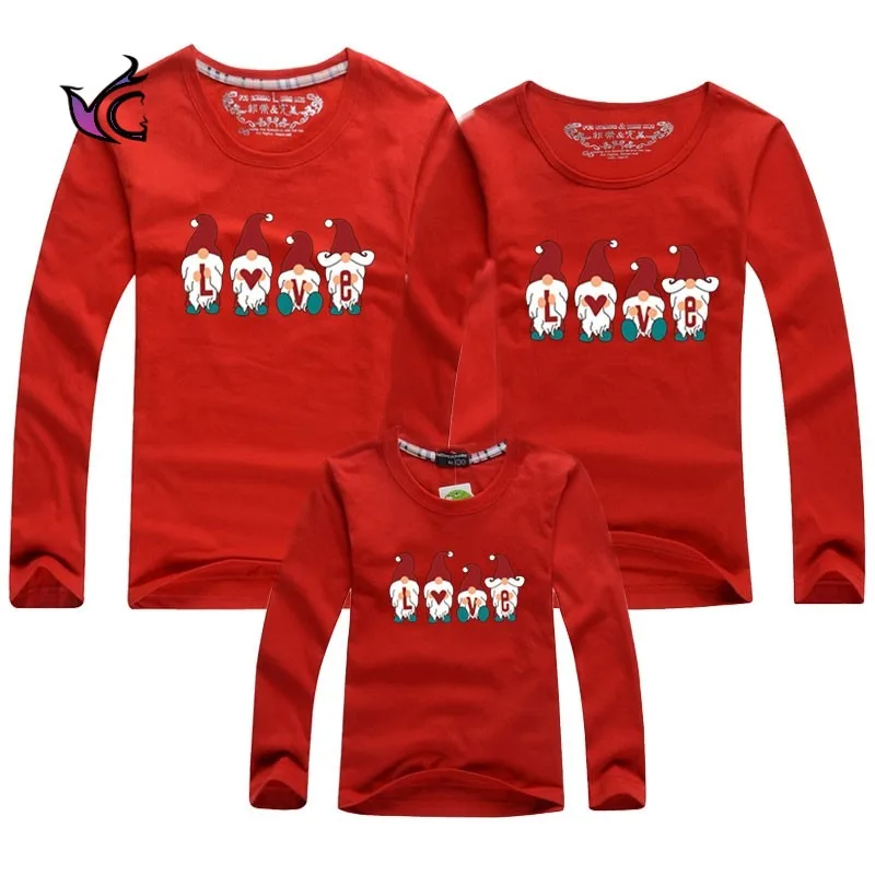 Yg Christmas Mommy And Me Tshirts Fashion Family Matching Clothes Tree Mama Mini T Shirt Cute Look Outfits | Мать и ребенок