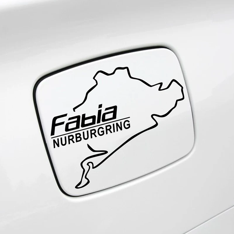 

Car Fuel Tank Cap Stickers Reflective PVC Decals For Skoda Fabia 1 2 3 MK1 MK2 Auto Racing Nurburgring Decor Vinyl Accessories