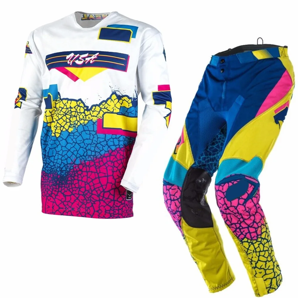 

2020 MX Racing Suit Element Shred Clothing Motocross Jersey and Pants ATV MTB DH Offroad Dirt Bike Gear Combo Biker Set