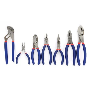WORKPRO 7PC Electrician Pliers Wire Cable Cutter Plier Set Plumbing Plier Long Nose Plier