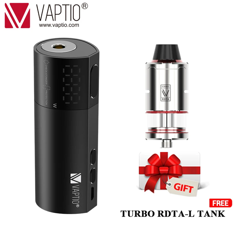 

Vaptio Vape KIT Electronic Cigarette VEX 100W MOD vapor Vaporizer Innovative lights display adaptive to different battery types