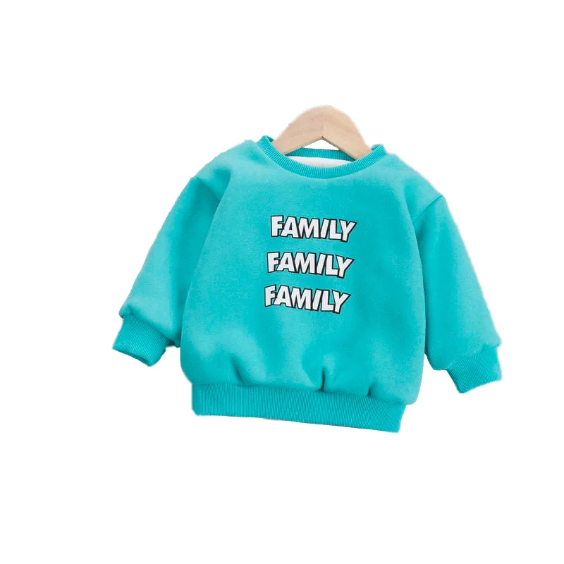

Children Boys Girls Cartoon Clothes Autumn Winter Baby Thicken Cotton T-shirt Fashion Toddler Casual Clothing Infant Costume