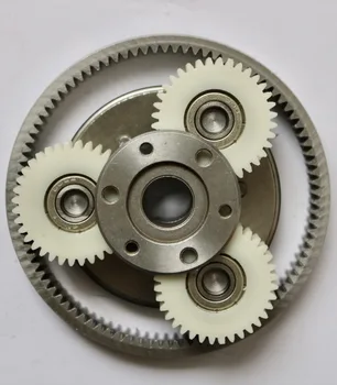 

1Set 36Teeth Gear Diameter:47.5mm Thickness:13.5mm High-speed Electric Vehicle Motor Nylon Gear+Gear Ring+Clutch