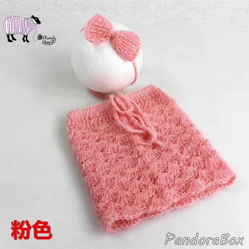 Mohair Rompers Baby Boy Girl Photoshoot Posing Outfit Clothes Newborn Photography Props Shooting Clothing fotografia Accessoires
