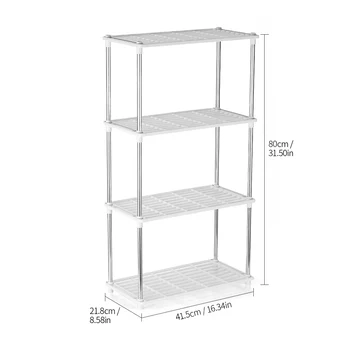 

Hot 3/4 Tiers Storage Rack Multifunctional Kitchen Storage Holder Shelf Storage Shelving Seasoner Rack Bathroom Organizer