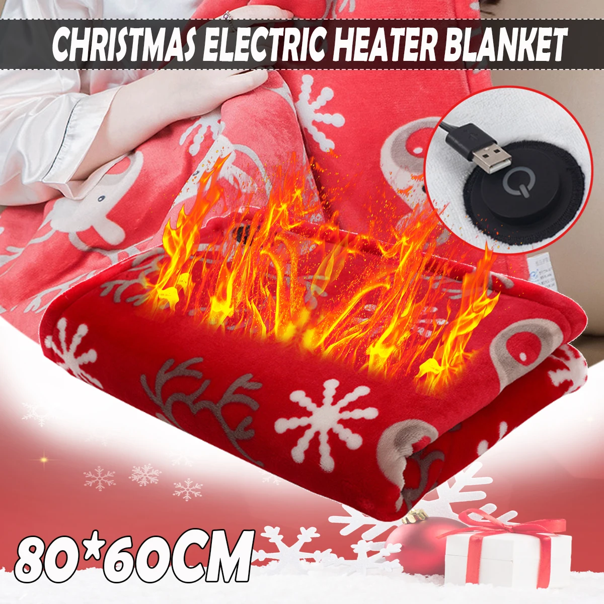 

Electric Blanket Mat 12V Auto Electric Heated Blanket Mat Waterproof Heating Carpet 3 Gears Electric Mattress