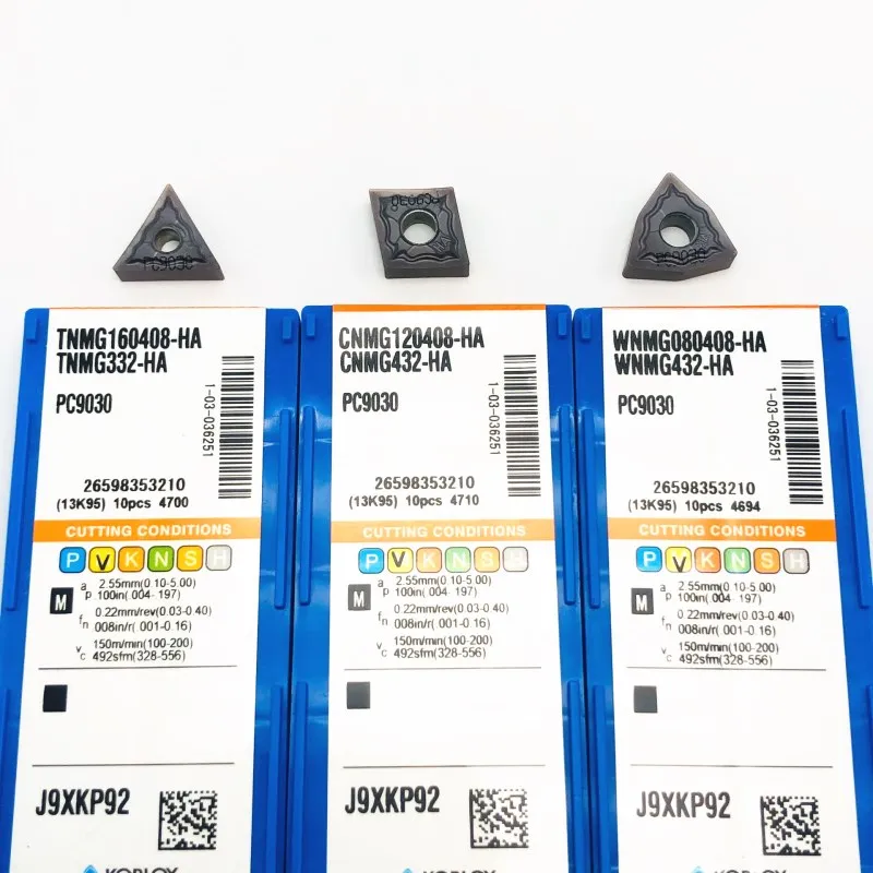 

Turning tool TNMG160404 TNMG160408 HA PC9030 high quality 100% original external turning tool carbide stainless steel blade