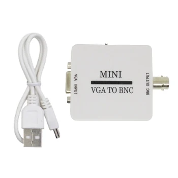 

VGA to BNC Video Converter Mini HD Convertor Box Composite VGA to BNC Adapter Conversor Digital Switcher Box For HDTV Monitor