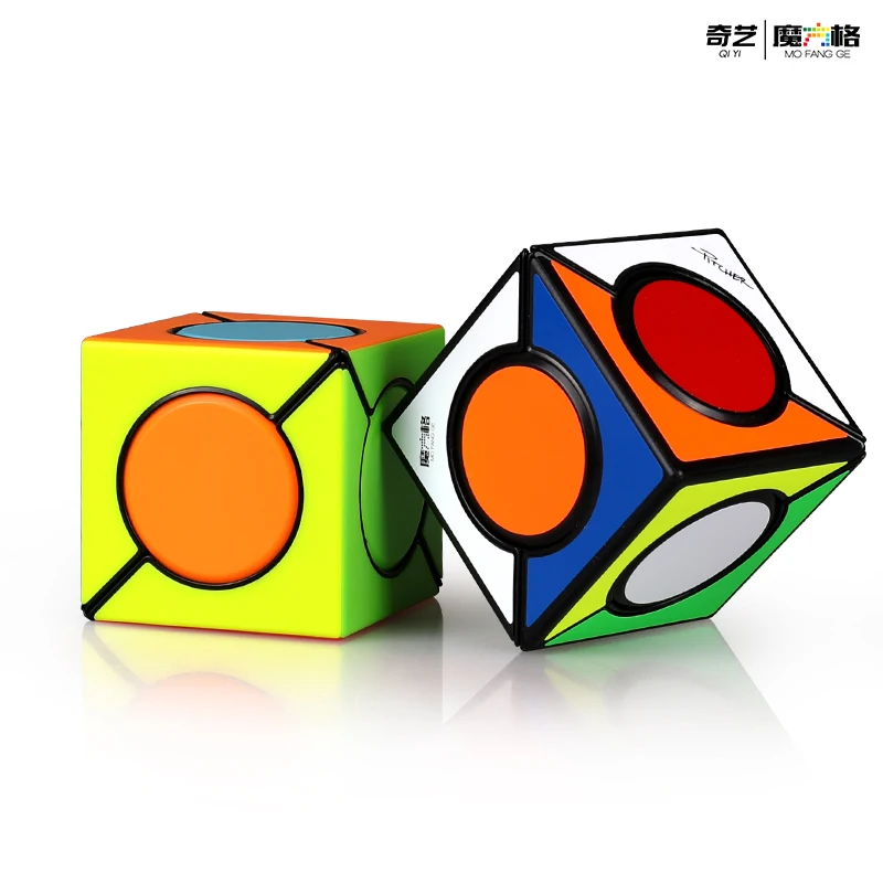QiYi шесть пятен 3x3x3 магический куб шесть пятен нео куб матовая поверхность магический куб скоростная головоломка игрушки для детей