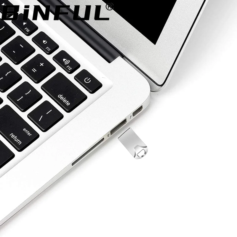 BINFUL Новый мини металлический usb флеш накопитель 4G 8G 16GB 32GB 64GB 128G|USB флэш-накопители|