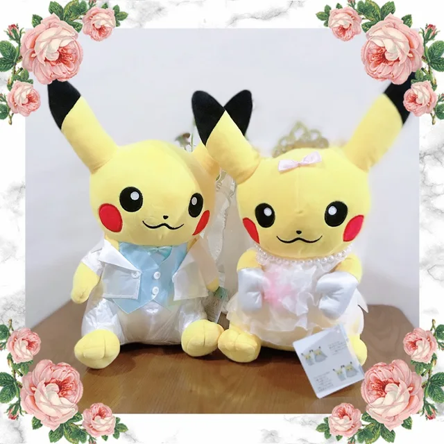pikachu wedding plush