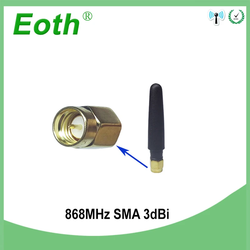 868 МГц антенна 915 lora lorawan GSM 3bdi SMA разъем антенны антенн 10 см RP SMA/u.FL соединительный